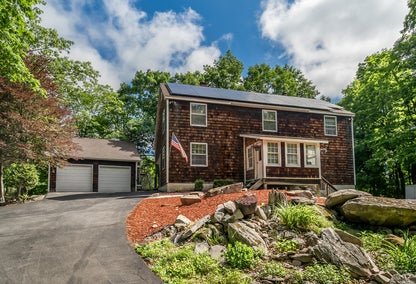 Exterior of brick home in Highland, NY