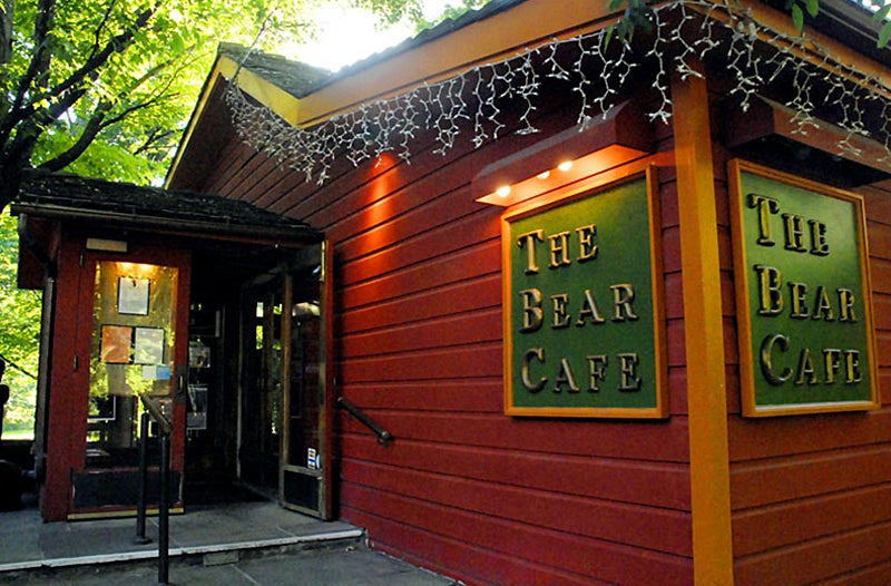 Exterior of The Bear Cafe