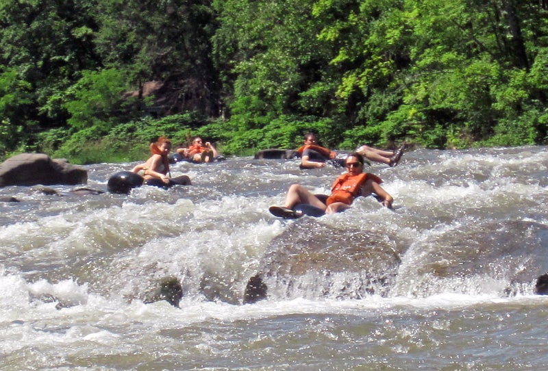 White water tubing in Esopus, NY